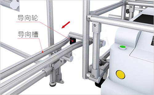 AGV周轉車+物料架(單側型) AGV周轉車+物料架(單側型)