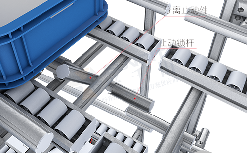 AGV周轉車+物料架(單側型) AGV周轉車+物料架(單側型)
