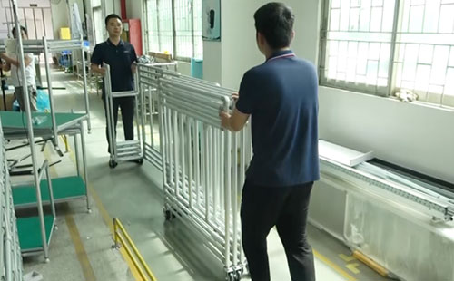 無動(dòng)力精益管伸縮門LCIA工裝 無動(dòng)力精益管伸縮門LCIA工裝